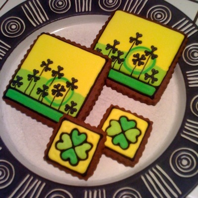 St. Pat Lucky Clover Cookies
