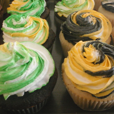 Super Bowl 2011 - Packers Vs Steelers Cupcakes