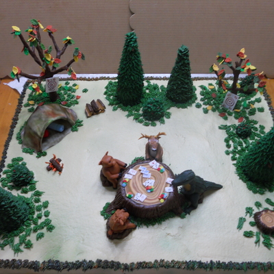 Hunting Camp Poker Game