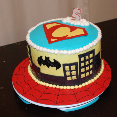Superhero Cake