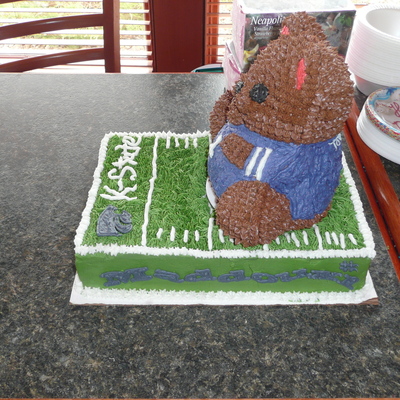 Teddy Bear K-State Cake