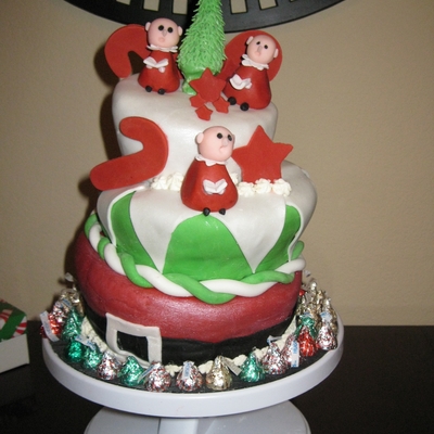 Christmas Choir Boys Cake