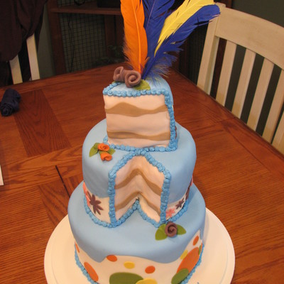 Slice Graduation Cake