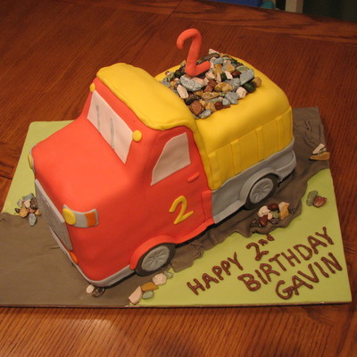 Dump Truck Cake