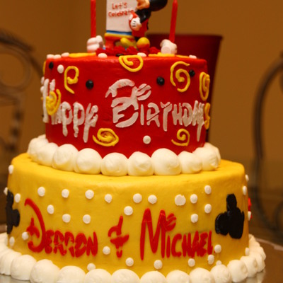 Mickey Birthday Cake
