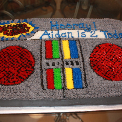 Yo Gabba Gabba Birthday Cake