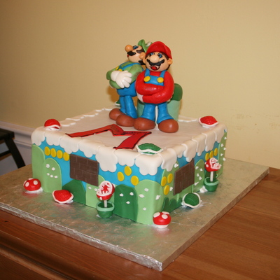 Mario Brothers Cake