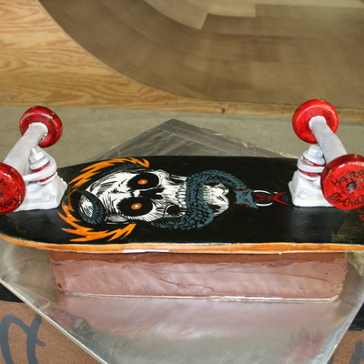 Skateboard Cake