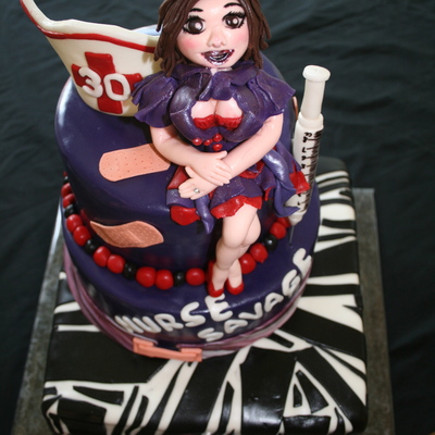 Nurse Birthday Cake