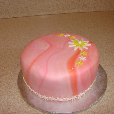 Tie-Dye Birthday Cake