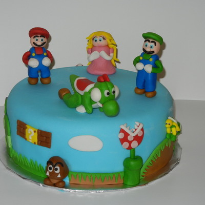 Mario Brothers Cake