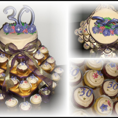 30Th Cupcake Tower...part Ii