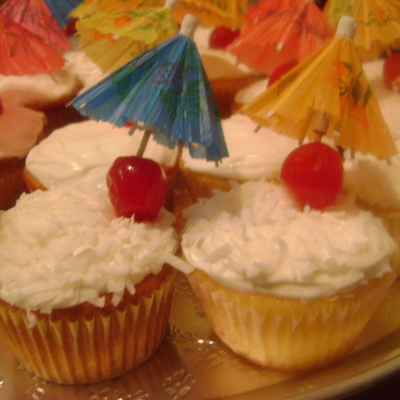 Pina Coloda Cupcakes