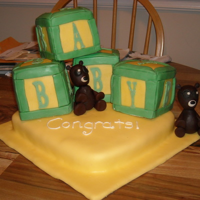 Baby Block W/2 Bears