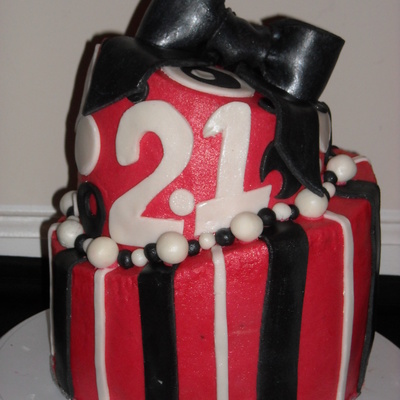 21St Girly Cake