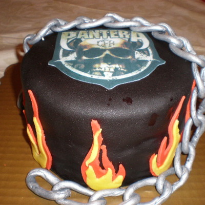 Pantera Birthday Cake