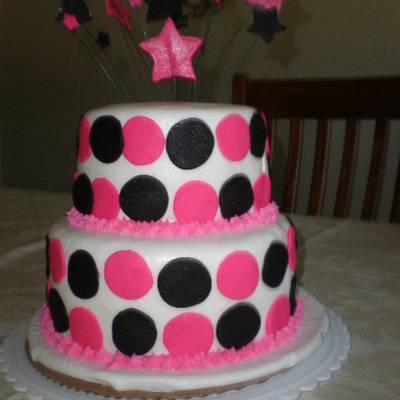 Pink/black Dots