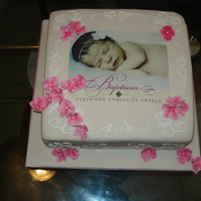 Baptism Cake
