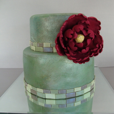 Marble And Tile Peony