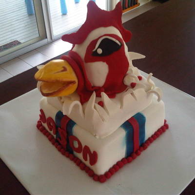 Rooster Nrl (Australian League) Cake