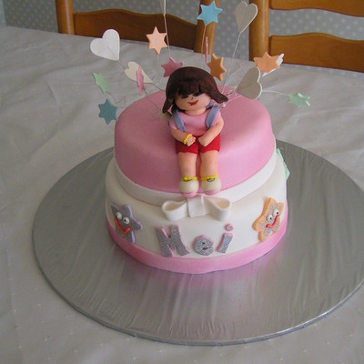Dora 4Th Birthday Cake