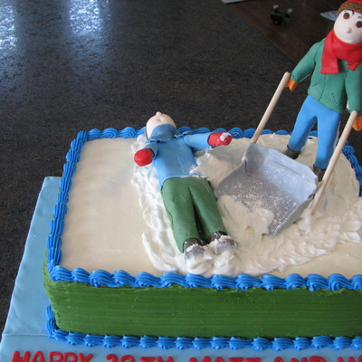 First Time 3D Figures Birthday Cake