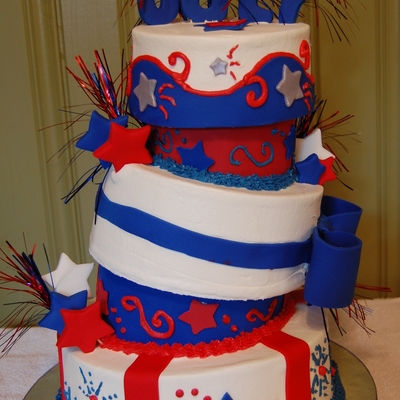 4Th Of July Topsy Turvy