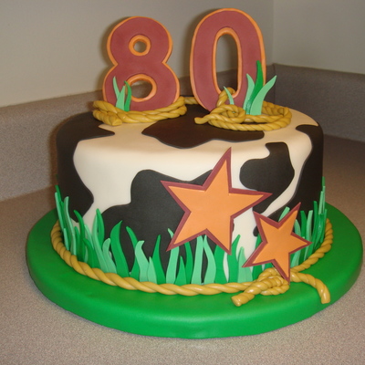 Janie's Dad's 80Th Birthday Cake!
