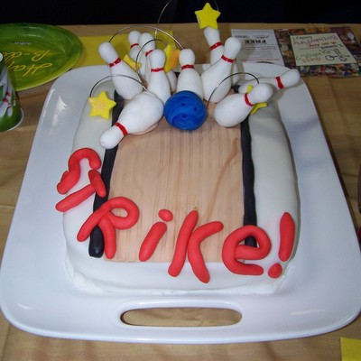 Bowling Birthday Cake