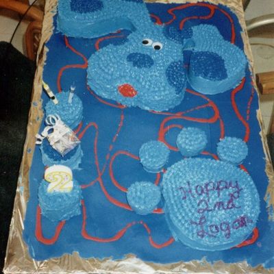 Blues Clues 2Nd Birthday Cake