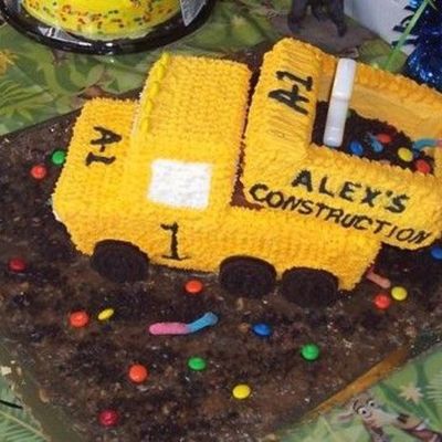 Alex's Dump Truck Cake