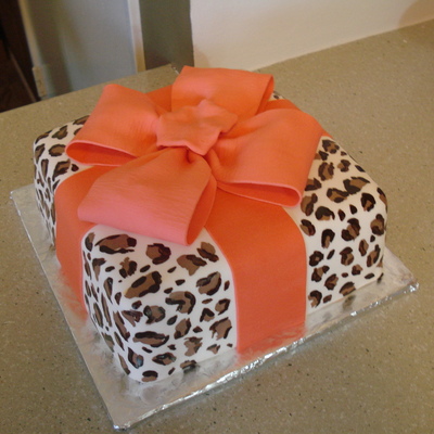 Leopard Print Cake