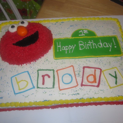 Elmo Cake