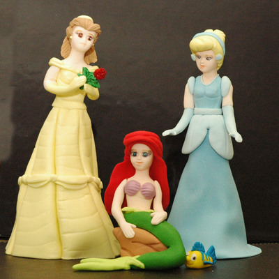 Disney Princess- Cinderella, Bell And Ariel