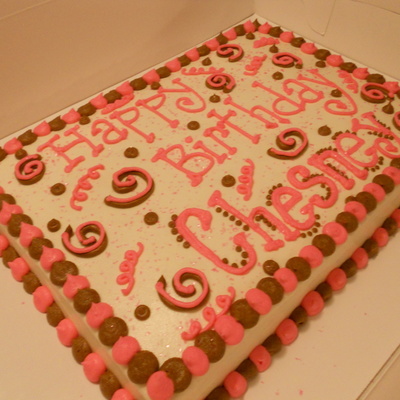 Pink & Brown Birthday