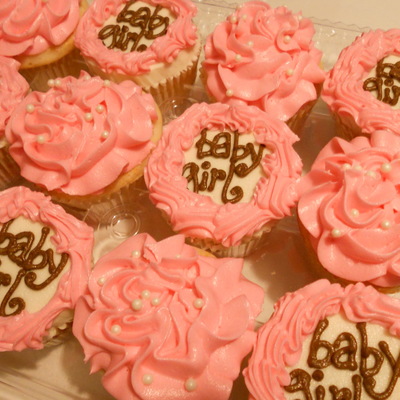 Baby Girl Cupcakes