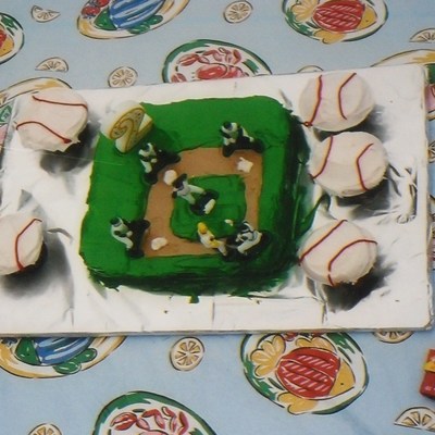 Baseball Birthday Cake