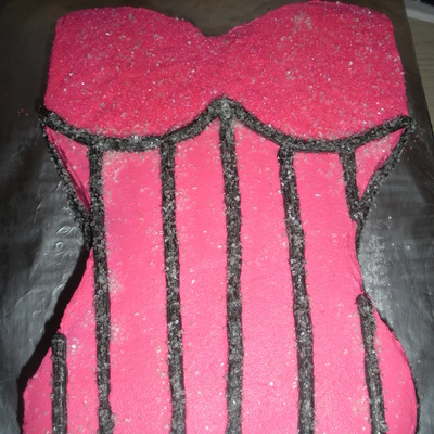 Pink Corset Cake