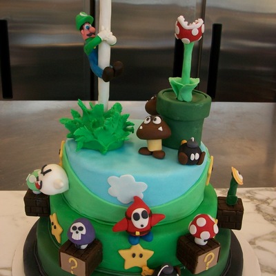 Luigi Cake