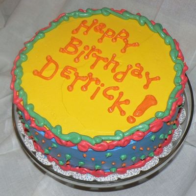 B-Day Cake / Chocolate With Vanilla Buttercream