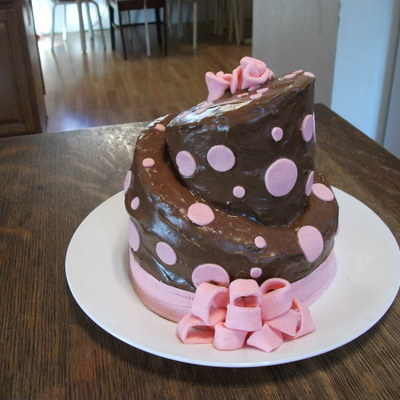 Choc/strawberrry Topsy Turvy