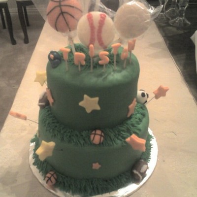 Sports Birthday Cake