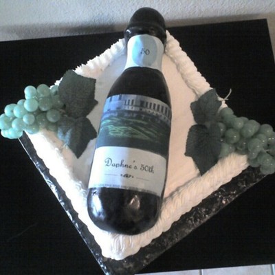 Wine Bottle Cake