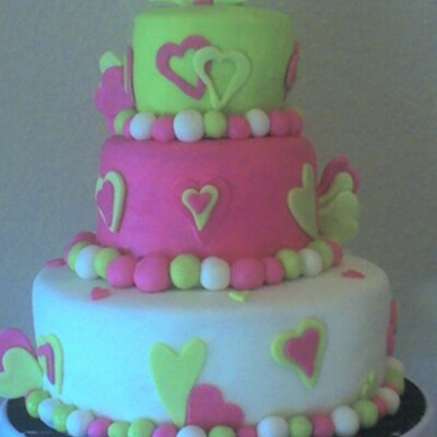 Heart Bday Cake