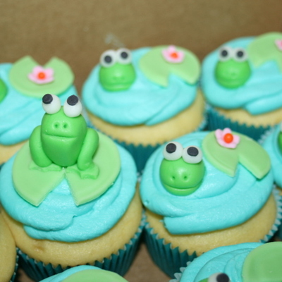Frog Cupcakes