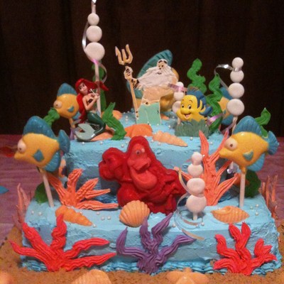 Little Mermaid Birthday Cake