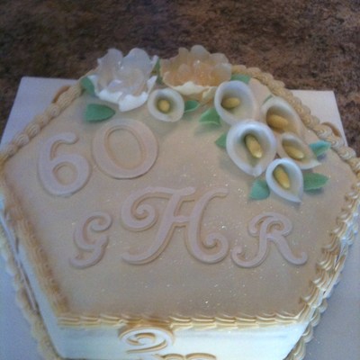 60Yh Anniversary Cake