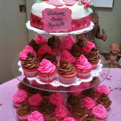 Baby Shower Cupcake Tower