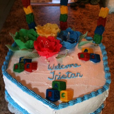 Baby Block Cake