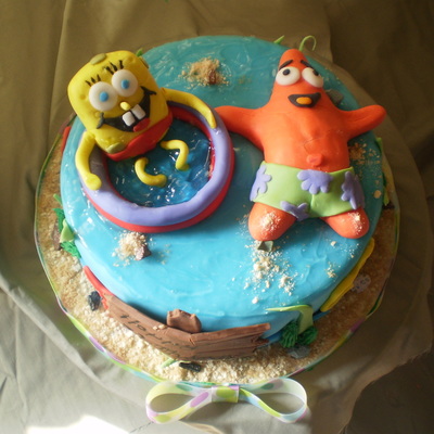 Sponge Bob In Pool